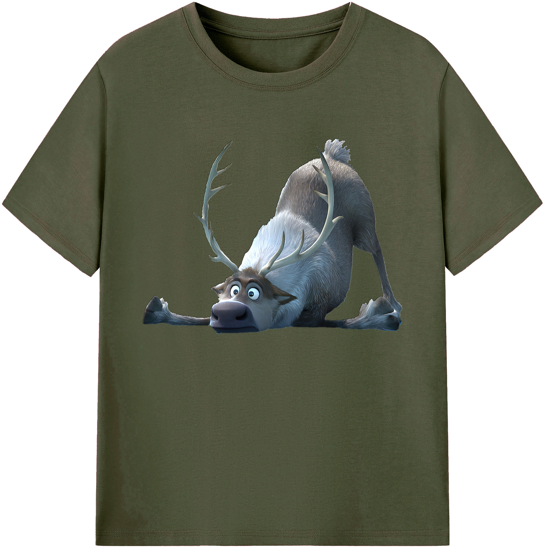 （画像用） アナと雪の女王 アンナ エルサ Frozen Anna Elsa 綿100％ メンズ半袖Tシャツ｜肌触りやわらか＆通気性